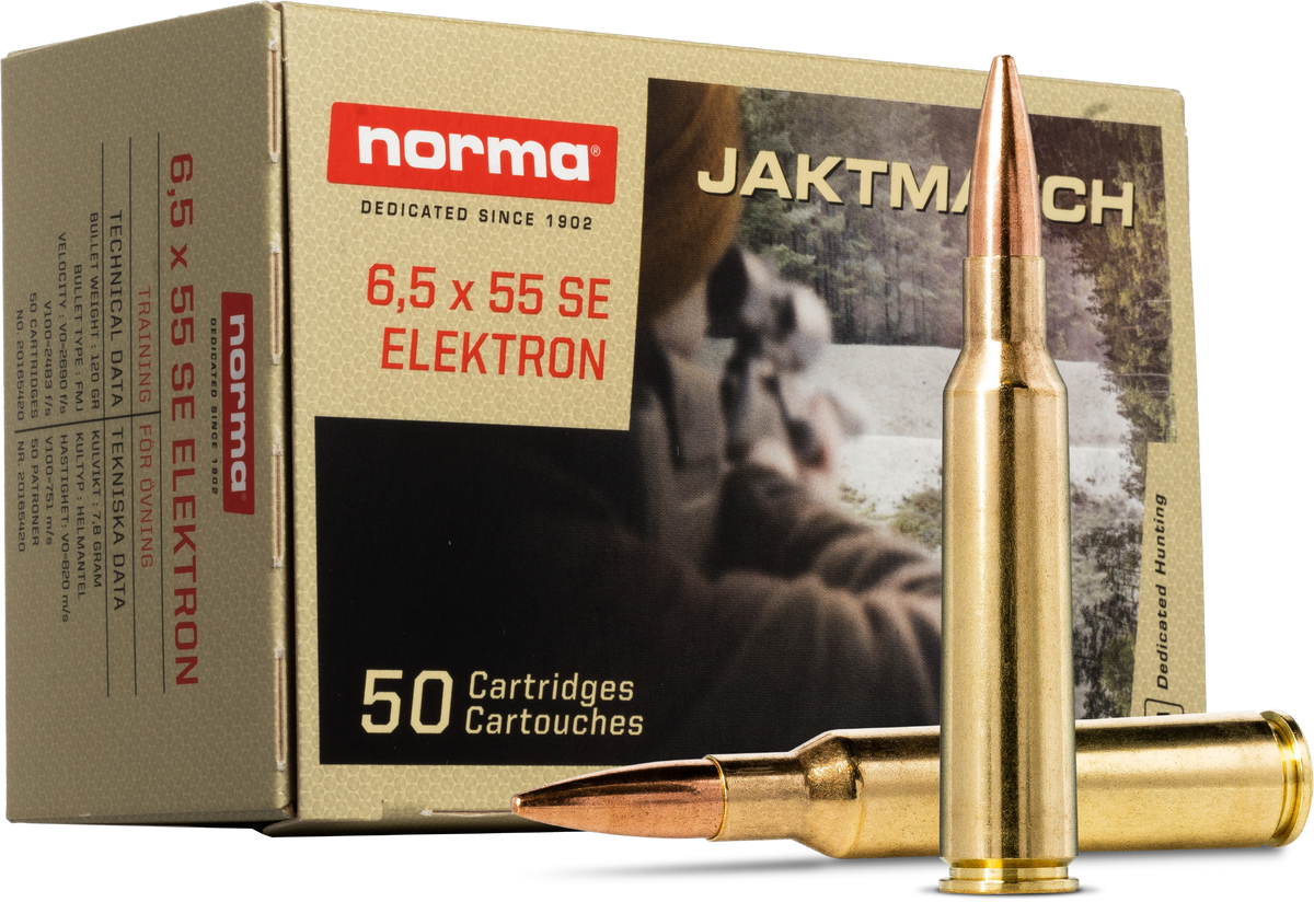 Norma Jaktmatch 6,5X55 124gr / 8,0g