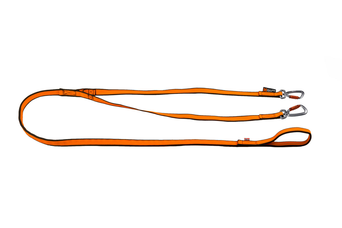 Non-Stop Dogwear Bungee leash double, hundebånd for to hunder