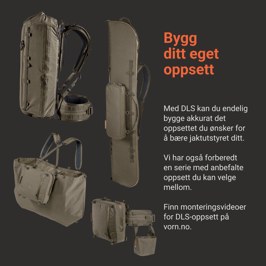 Vorn DLS - Bygg din egen jaktsekk