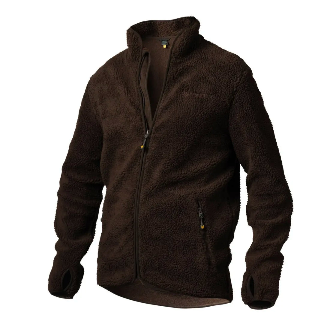 Haunter Sherpa teddyfleece jakke forest brown