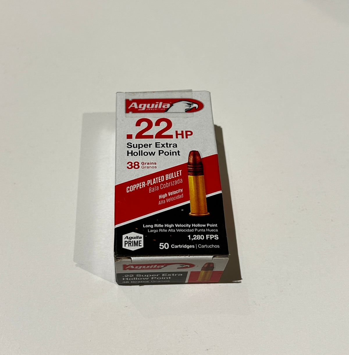 Aguila .22 super E hp kobberkule 50pk