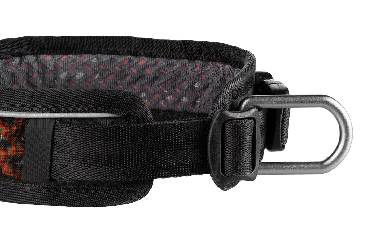 Non-Stop Dogwear Rock adjustable Collar sort/orange halsbånd